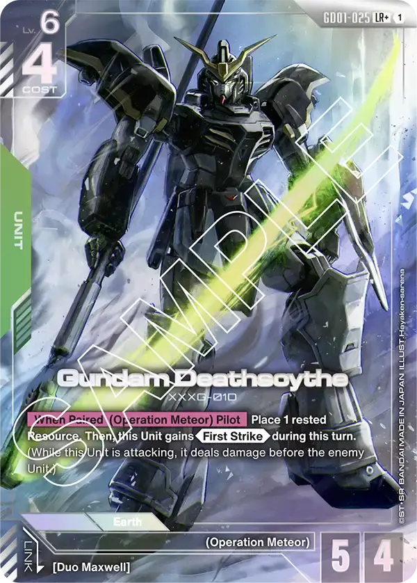 Gundam TCG Card Background