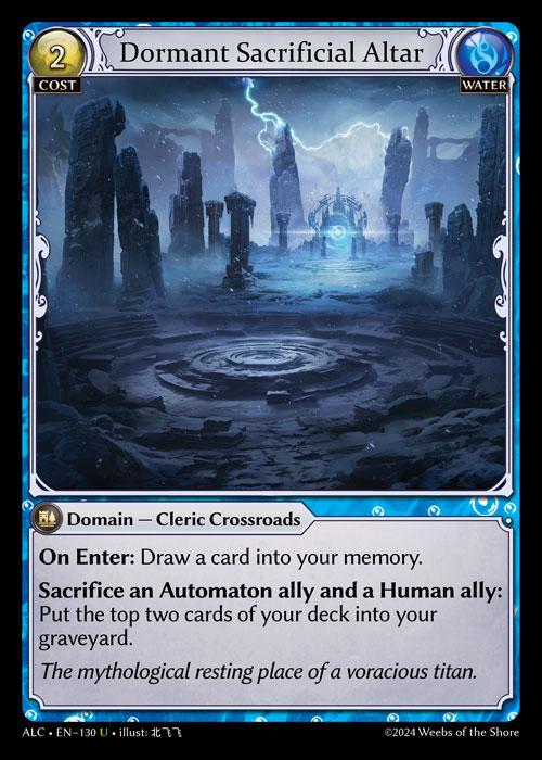 Dormant Sacrificial Altar