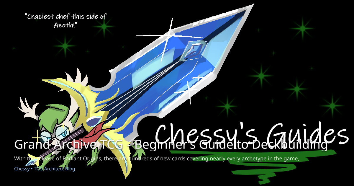 Grand Archive TCG - Beginner's Guide to Deckbuilding | TCGArchitect